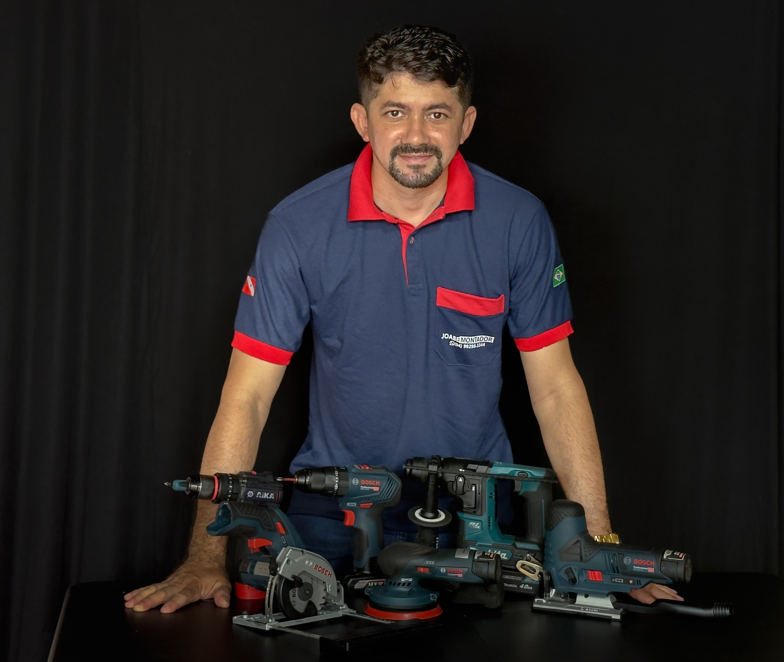 Ferramentas profissionais para montagem de móveis